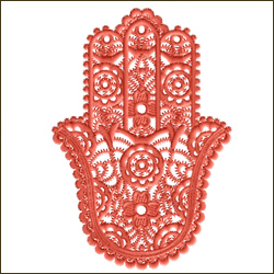 Hamsa Lace
