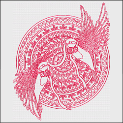 Two-Birds Mandala