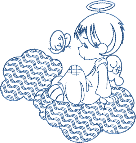 Angel With Butterfly