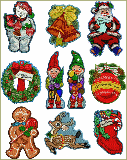 Christmas Lace Ornaments