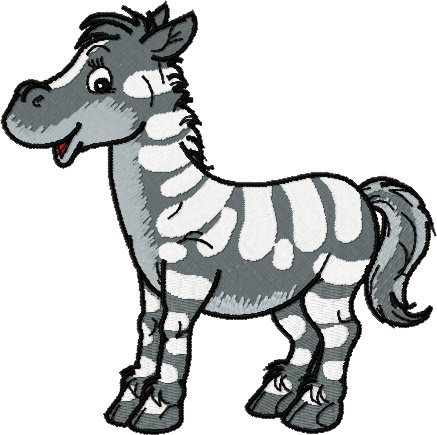 Smirking Zoe Zebra