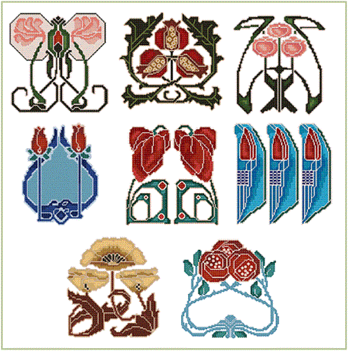 Art Nouveau Flowers