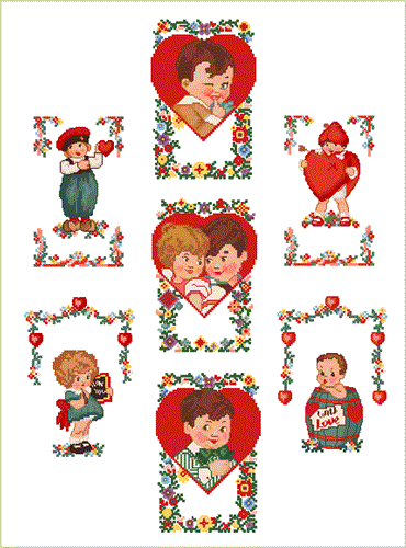 Decorated Valentines