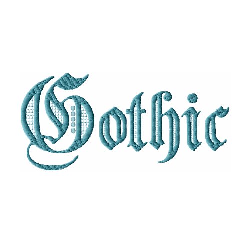 Gothic #1 Alphabet