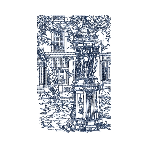 Old Fountain on Montmartre