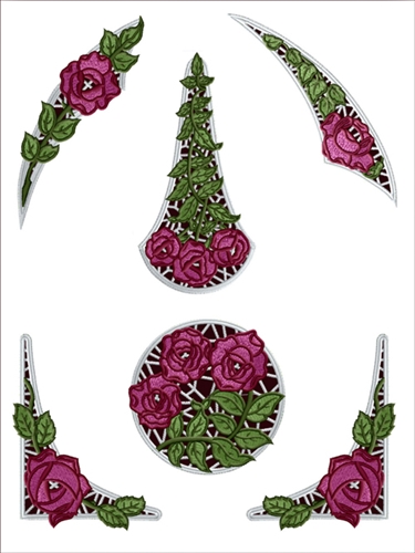 Roses Lace Inserts