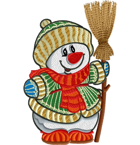 Snowman-N-Broom