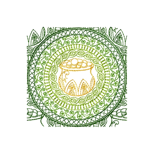 St. Patrick Seamless Mandala