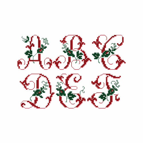 Vintage Grace XS Alphabet